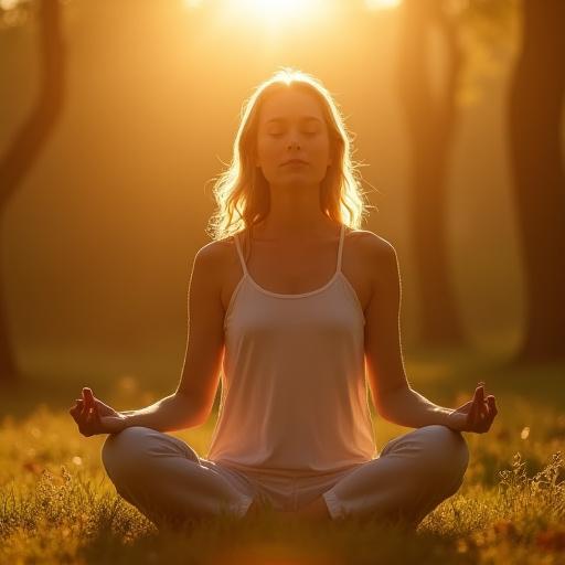 명상하는 사람의 평온한 모습, 아폴론 웰니스 상징